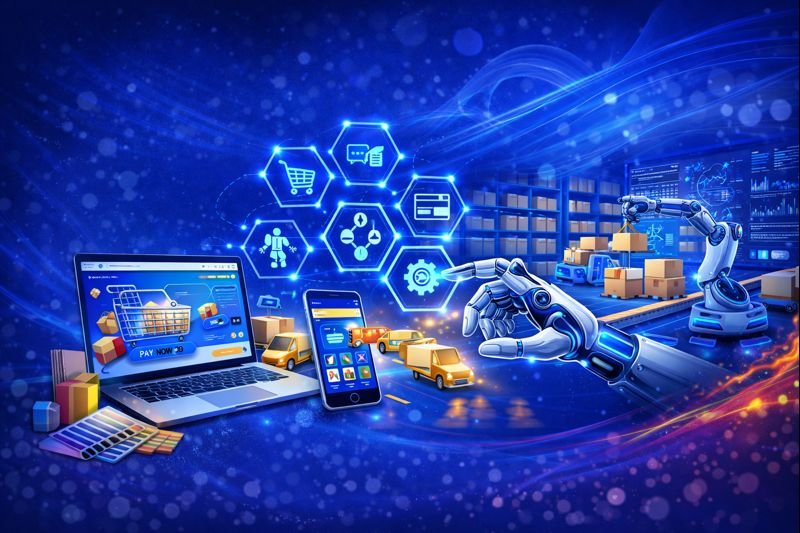 Ecommerce and automation services by Zira IT for online store growth and sales optimization