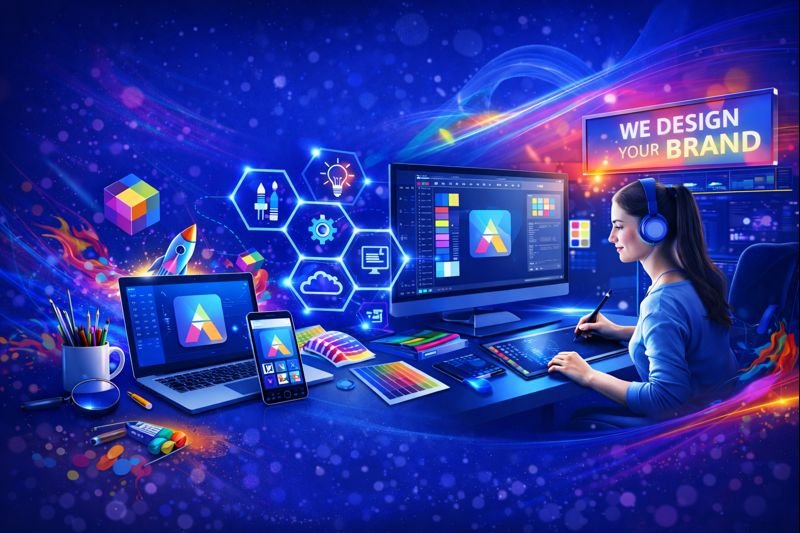 Professional Graphic Design and branding services by Zira IT