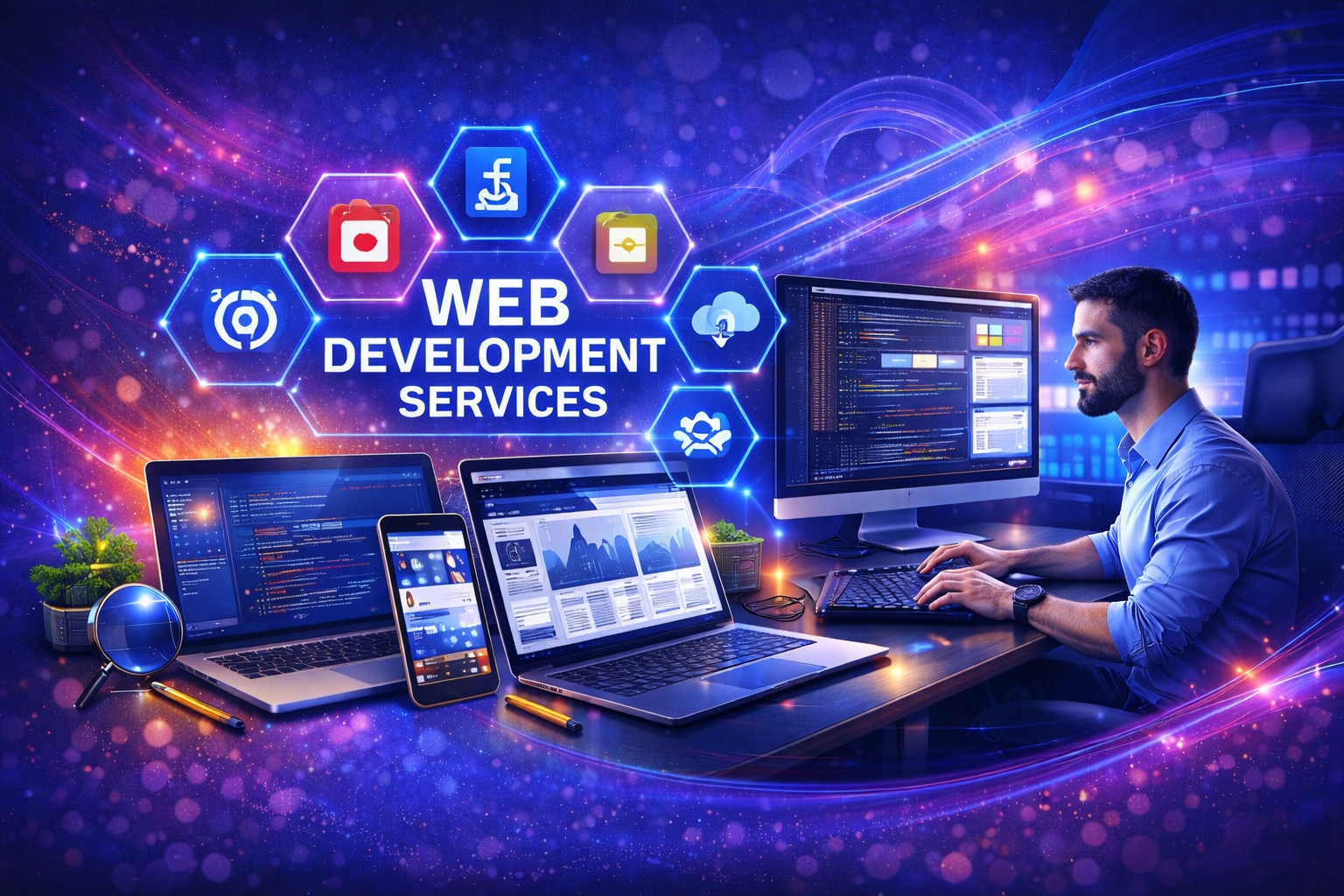 Professional web development services by Zira IT for business websites and e commerce platforms